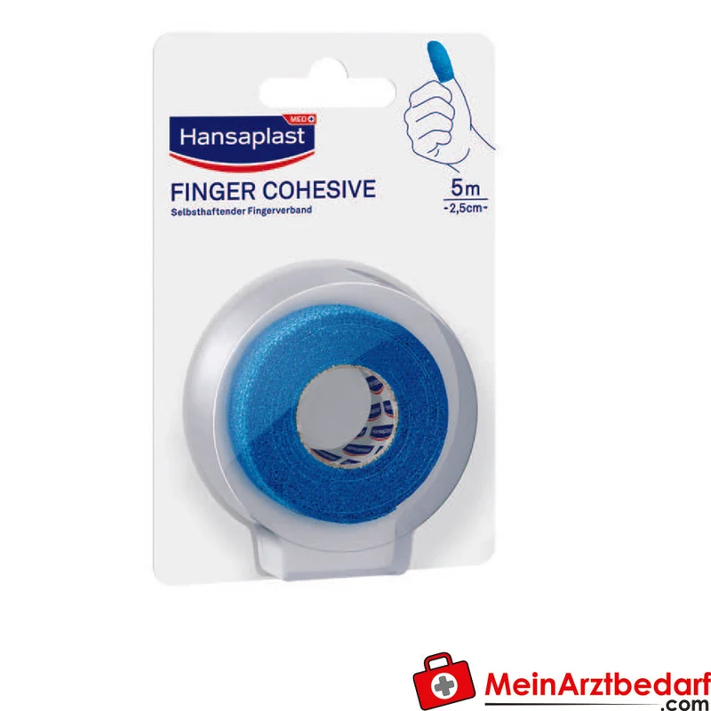 Hansaplast Selbsthaftender Fingerverband 5 m x 2,5 cm elastisch latexfrei