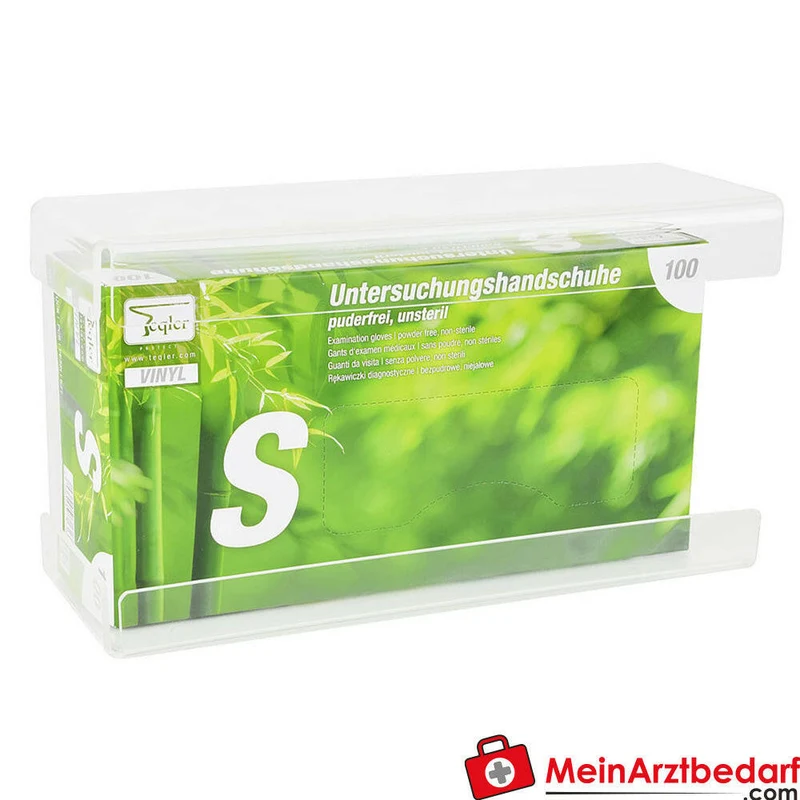 Teqler Handschuhspender Acrylglas transparent Mono/Duo/Trio für 1–3 Boxen