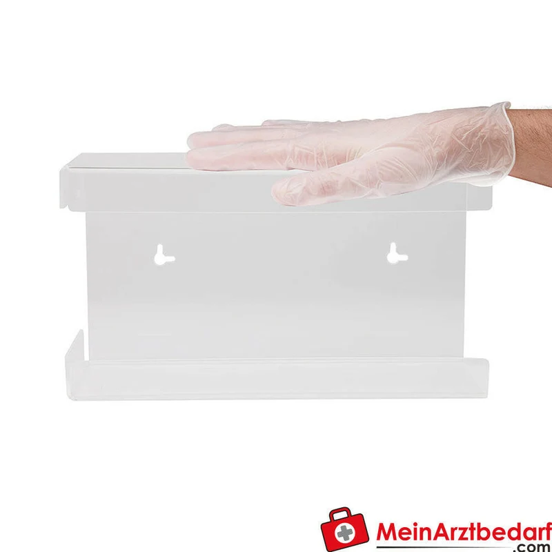 Teqler Handschuhspender Acrylglas transparent Mono/Duo/Trio für 1–3 Boxen