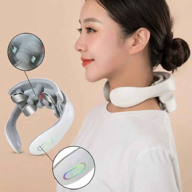 Nackenmassagegerät – Wärmefunktion, Vibrationsmodi & Ergonomisches Design