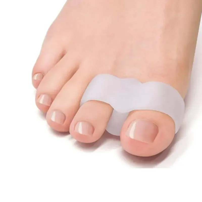 Silikon Gel Zehenspreizer – Weiche, Wiederverwendbare Hallux-Valgus-Korrektur für Schmerzfreie Zehenausrichtung