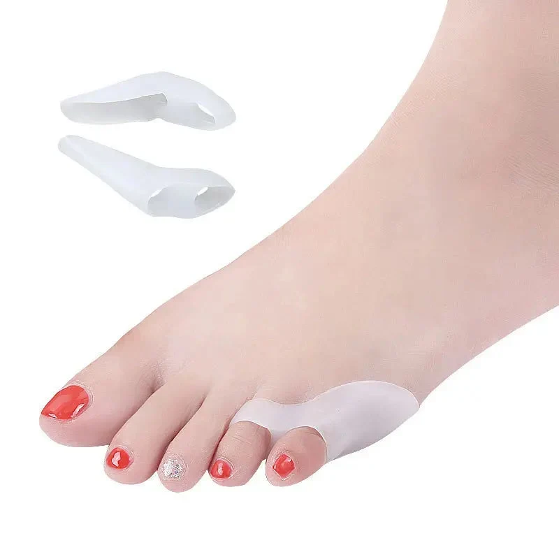 Silikon Gel Zehenspreizer – Weiche, Wiederverwendbare Hallux-Valgus-Korrektur für Schmerzfreie Zehenausrichtung