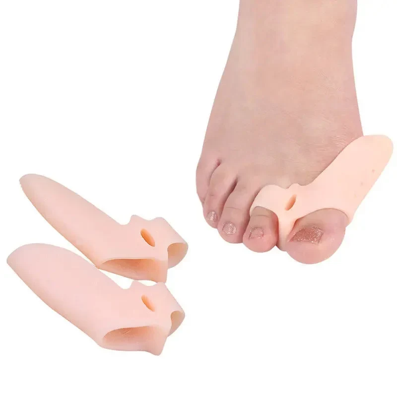 Silikon Gel Zehenspreizer – Weiche, Wiederverwendbare Hallux-Valgus-Korrektur für Schmerzfreie Zehenausrichtung
