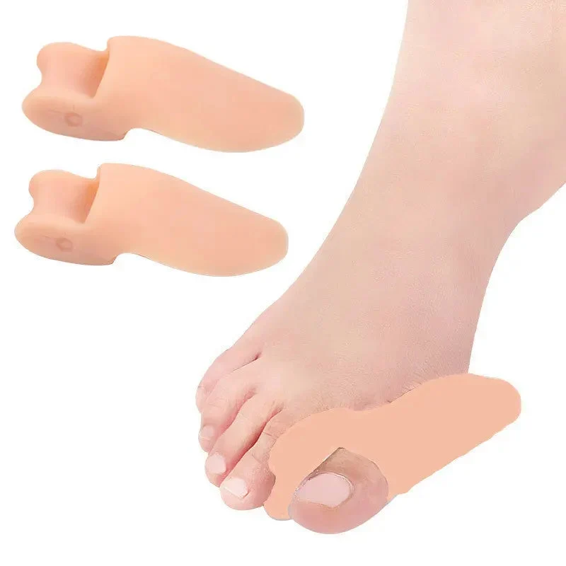Silikon Gel Zehenspreizer – Weiche, Wiederverwendbare Hallux-Valgus-Korrektur für Schmerzfreie Zehenausrichtung