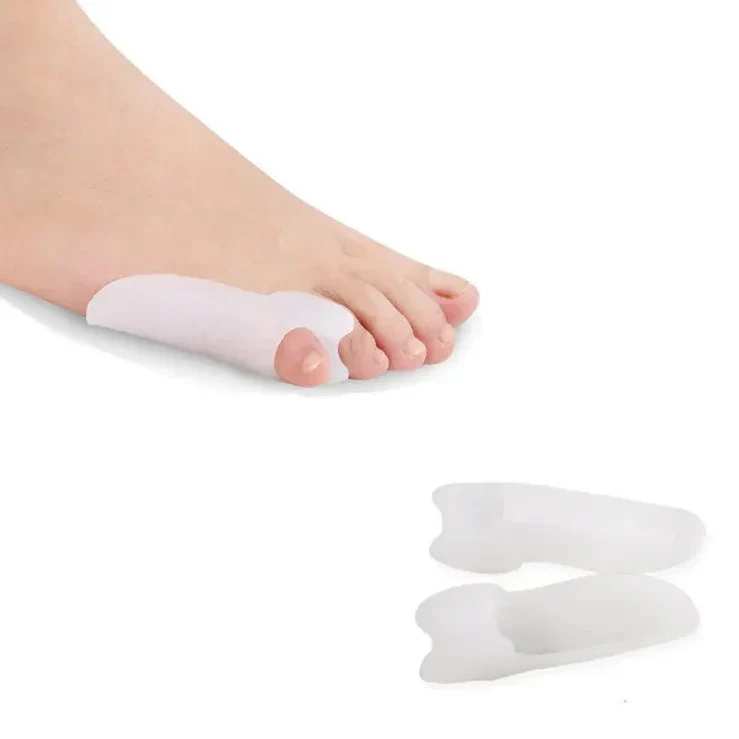 Silikon Gel Zehenspreizer – Weiche, Wiederverwendbare Hallux-Valgus-Korrektur für Schmerzfreie Zehenausrichtung