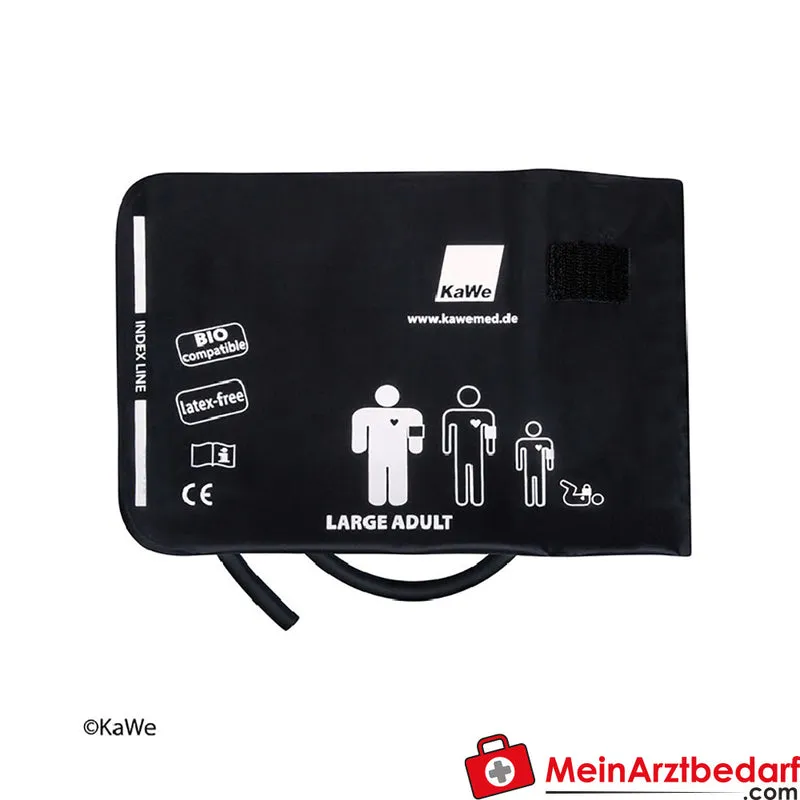 KaWe Manschette A1/A1+ schwarz 1‑Schlauch Erwachsene 27,5–36,5 cm Polyamid