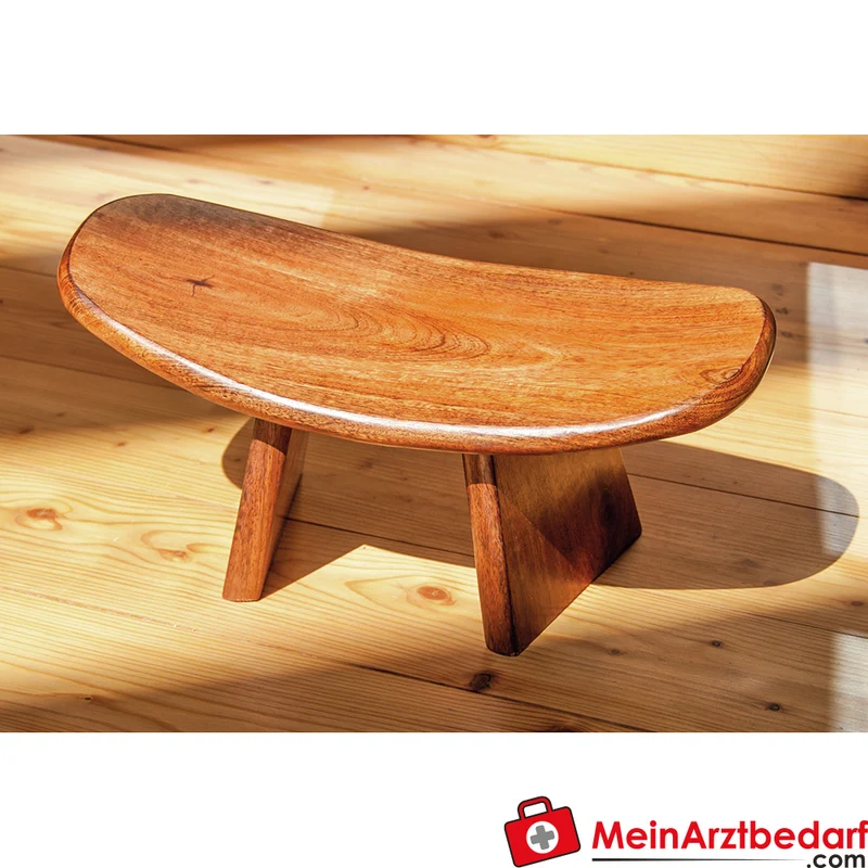 Berk Meditationshocker aus Mangoholz ergonomisch 40×18×15 cm abnehmbare Beine