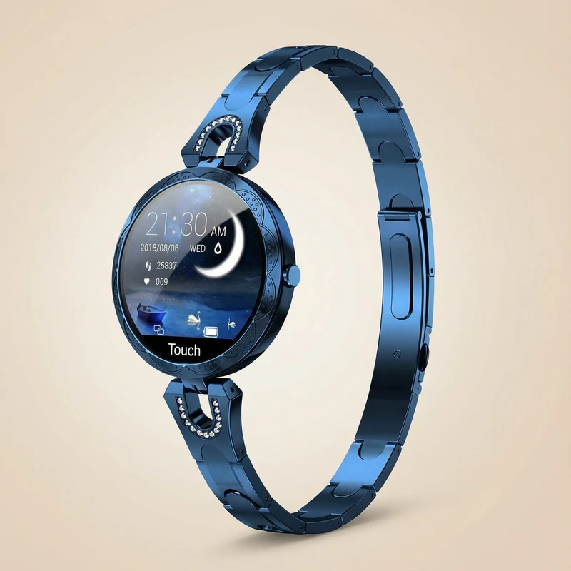 AquaFit Damen Smartwatch wasserdicht – Touchscreen, Aktivitätsfunktionen & IP67
