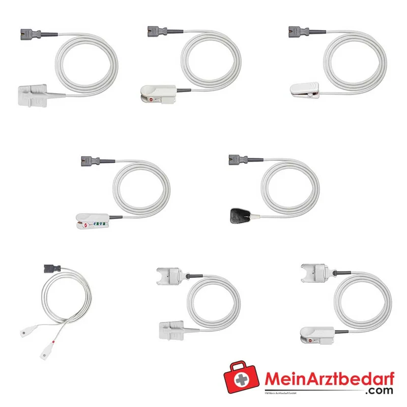 Masimo LNCS wiederverwendbare Pulsoximeter-Sensoren 3 ft, Finger/Ohr/Stirn, 9-Pin/M15-Konnektor