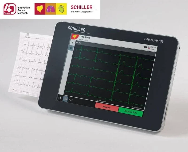 Schiller ECG monitor Cardiovit FT-1 met interpretatie software