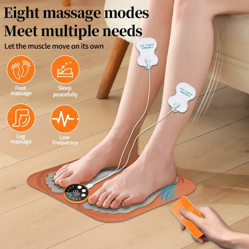 3D Fußmassagegerät – 8 Modi, 29 Intensitätsstufen & Faltbares Design für Tiefenentspannung