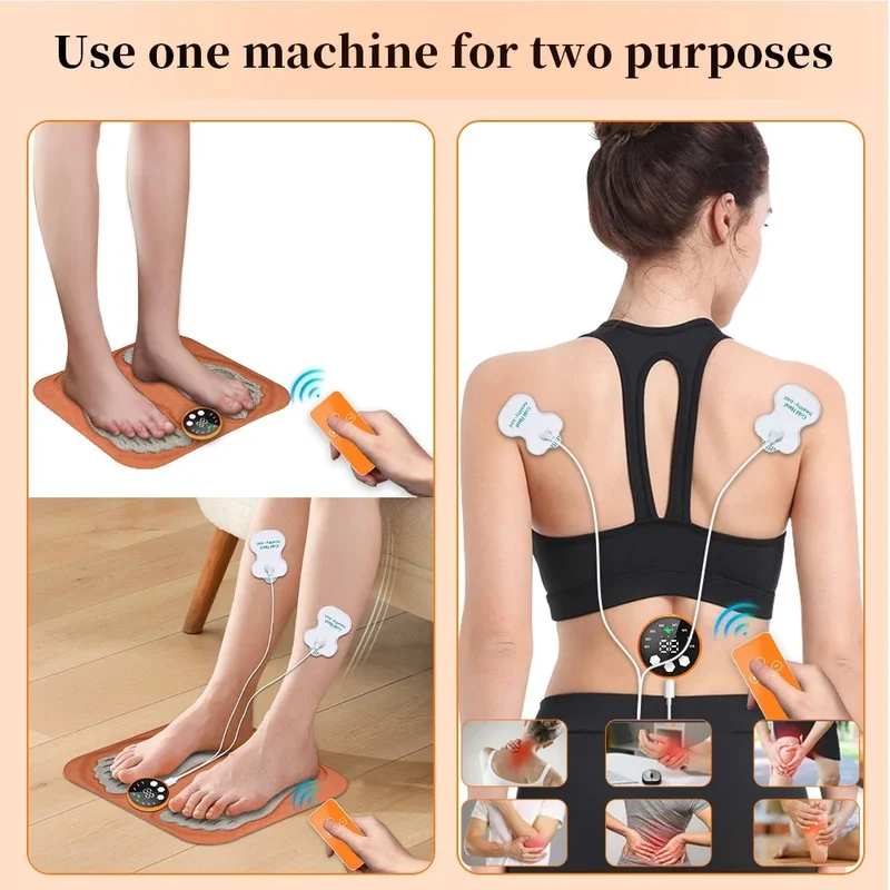 3D Fußmassagegerät – 8 Modi, 29 Intensitätsstufen & Faltbares Design für Tiefenentspannung