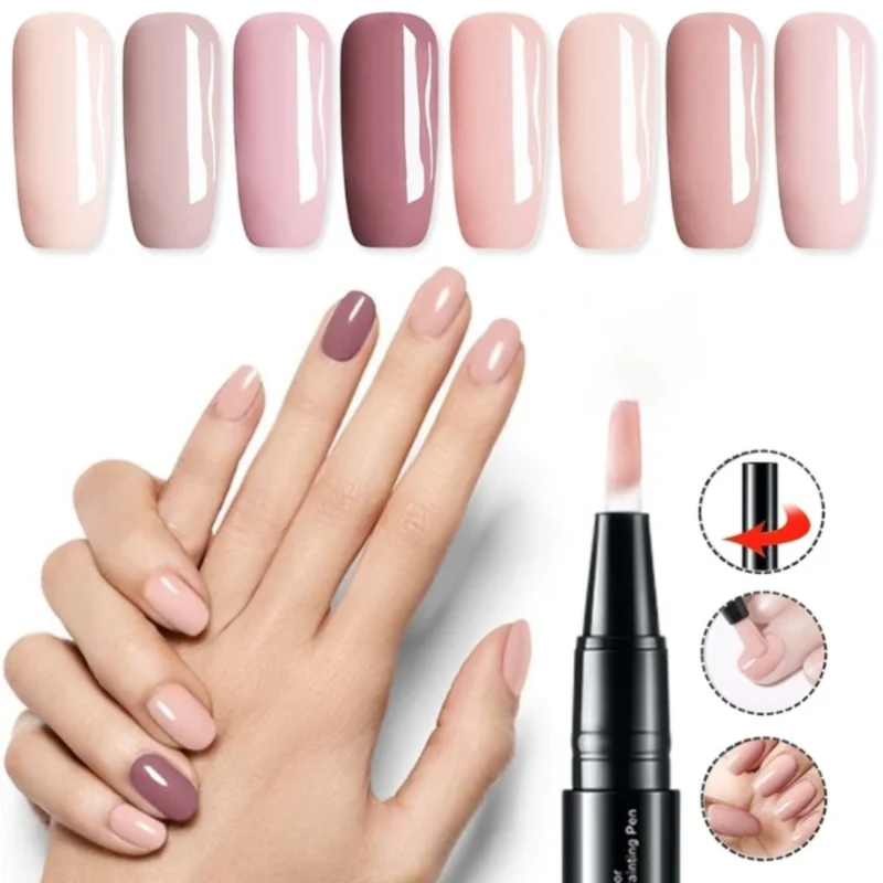 Nagellack Stift Set – Präzise Nail Art Farben mit Schnell Trocknender Geltextur