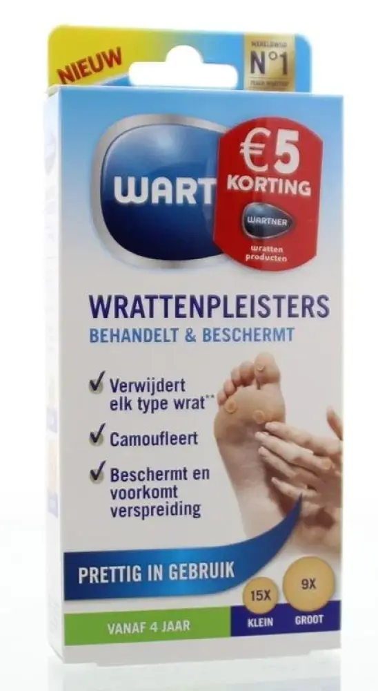 Wartner Wrattenpleister - 24 stuks