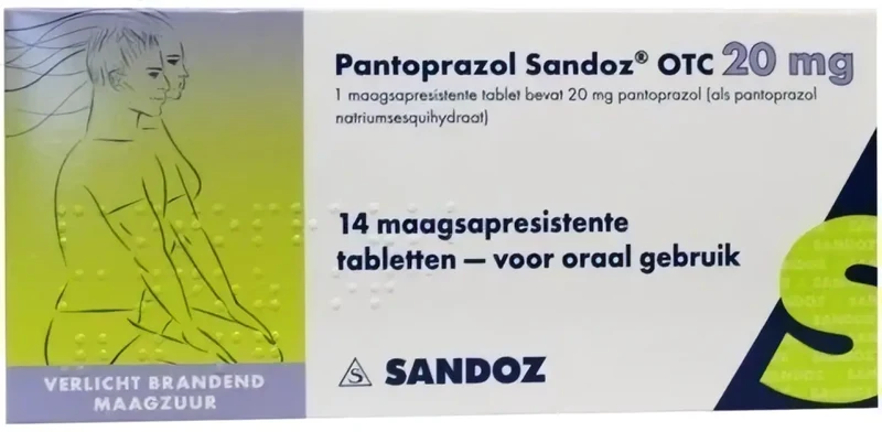 Pantoprazol 20 mg sandoz 14 stuks