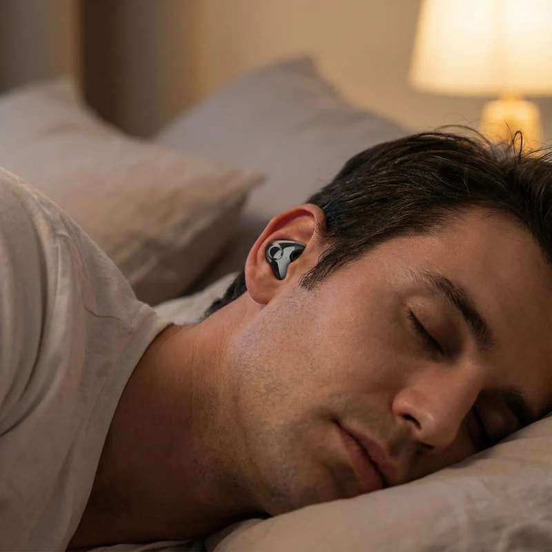 Schlafkopfhörer kabellos – Ultraflach, Bluetooth 5.3 & IPX5 Spritzschutz