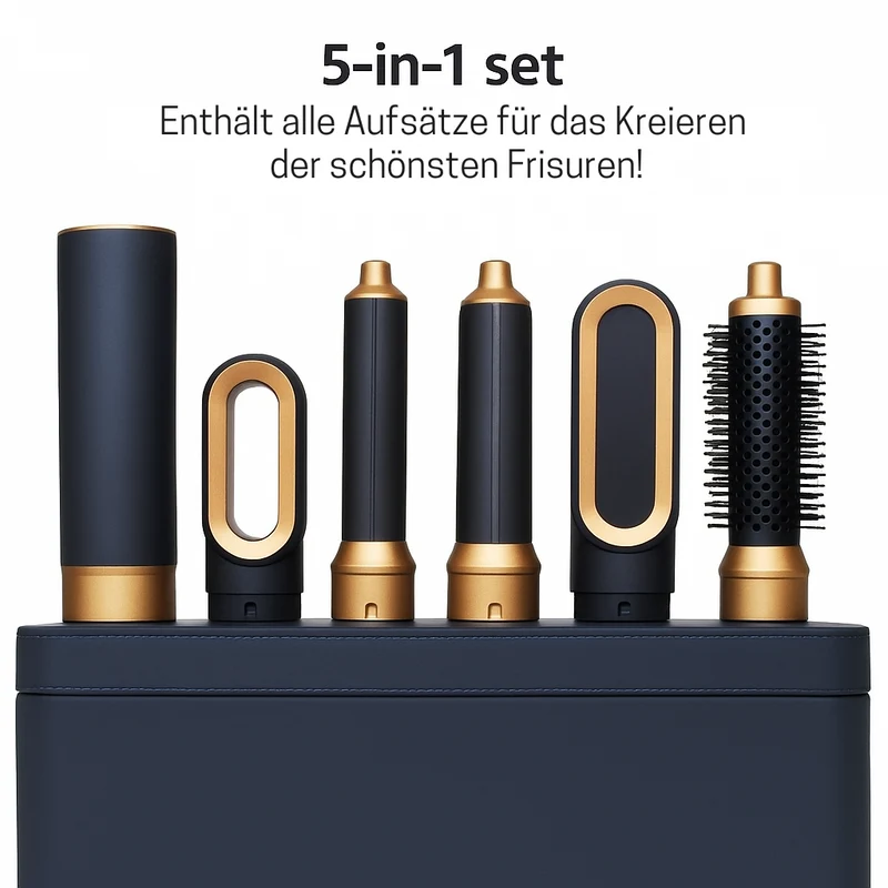 Haarstyler 5-in-1 | Leistungsstarker 1000W | Ionen-Technologie
