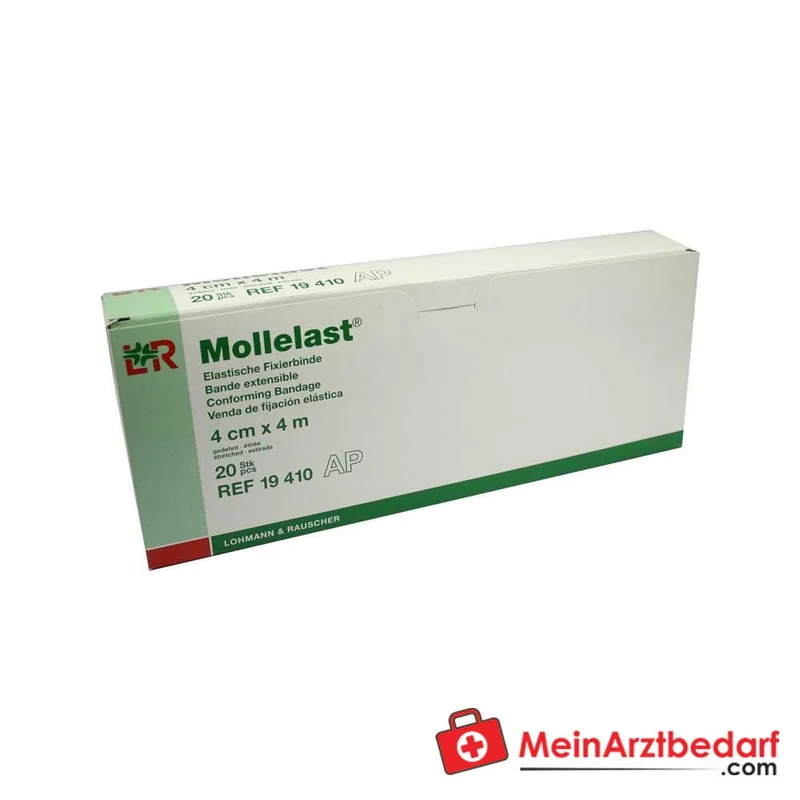 Mollelast Elastische Fixierbinde 4 m, verschiedene Breiten, 20 Stk