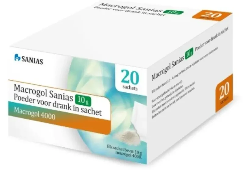 Macrogol Poeder Sanis 20 Stuks – Bij Obstipatie