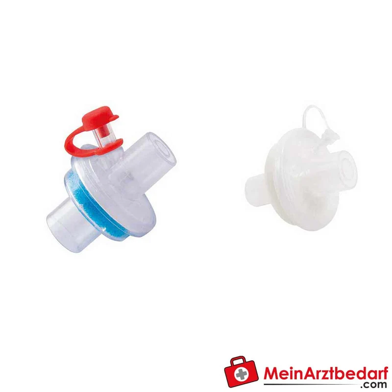 AEROvent Beatmungsfilter HME mit Luer-Lock Port für Erwachsene und Neonaten (3–8 kg)