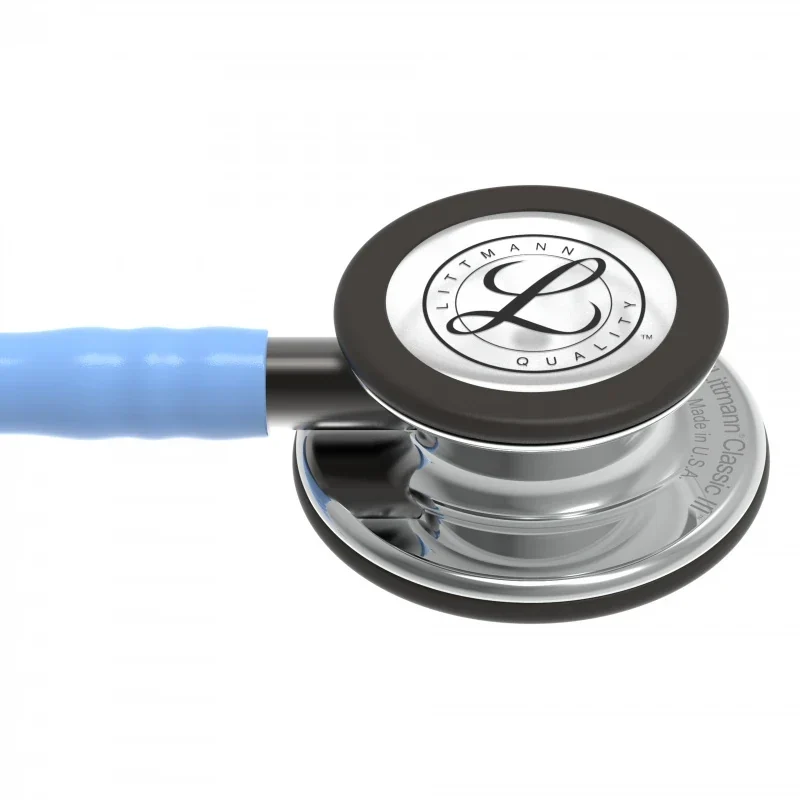 Littmann® Classic III Stethoscope - hemels blauw - mirror - smoke