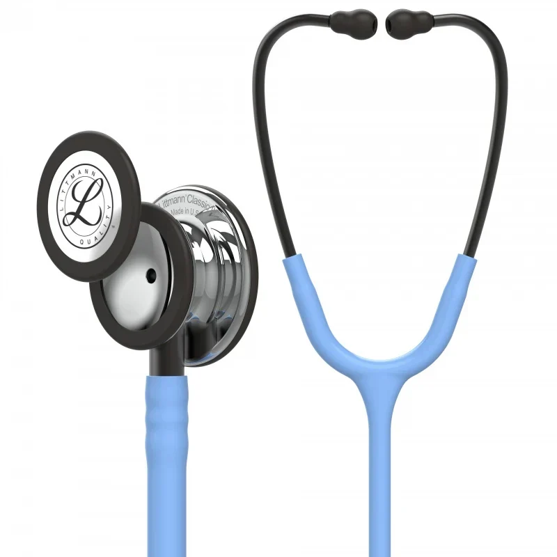 Littmann® Classic III Stethoscope - hemels blauw - mirror - smoke