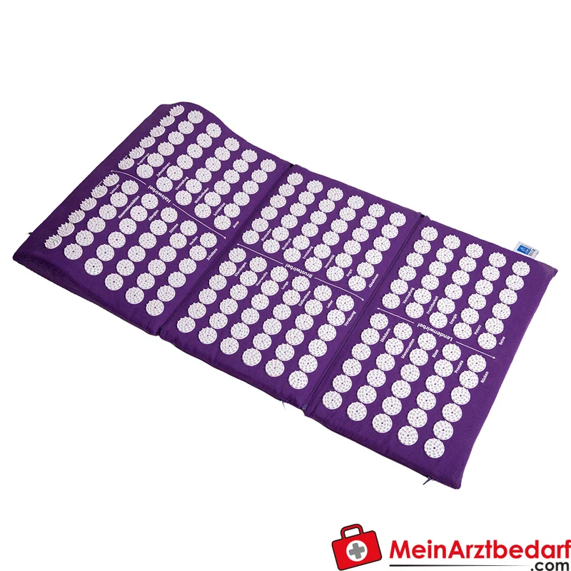 Berk Akupressurmatte 78 x 45 cm Baumwollbezug ABS-Akupressurpunkte abnehmbar waschbar