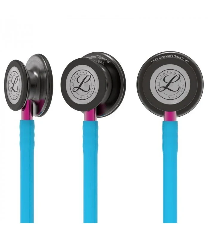 Littmann® Classic III Stethoscope - torquise -smoke - roze