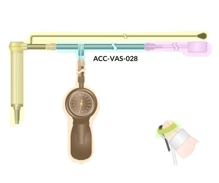 Huntleigh teendrukinflatieset, slangenset voor ATP SET DMXR doppler