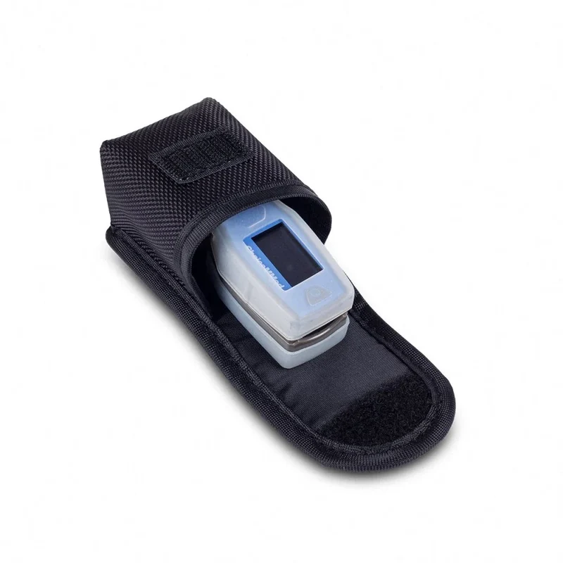 Beschermtasje voor saturatiemeter, zuurstofmeter, oximeter, kleur zwart
