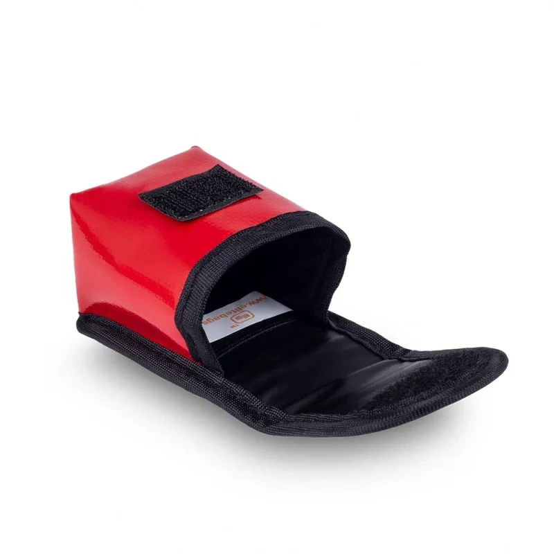 Beschermtasje voor saturatiemeter, zuurstofmeter, oximeter, kleur rood