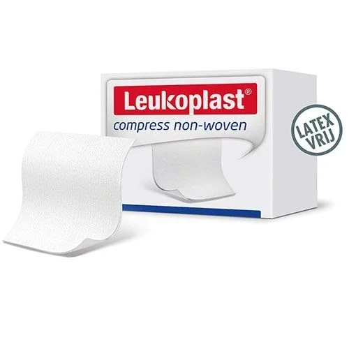 Leukoplast non-woven kompressen 5 x 5 cm, 100 stuks