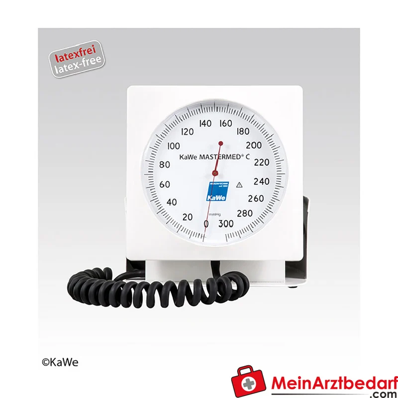 KaWe MASTERMED C Tisch-Blutdruckmessgerät aneroid mit Manschette 27,5–36,5 cm Spiralschlauch 3 m