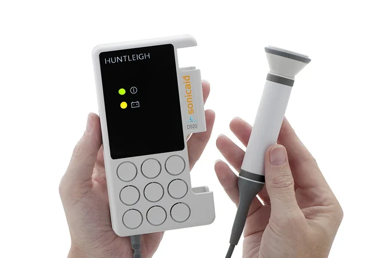 Huntleigh Sonicaid D920 MKIII obstetrische doppler compleet met 2 Mhz vaste waterdichte probe