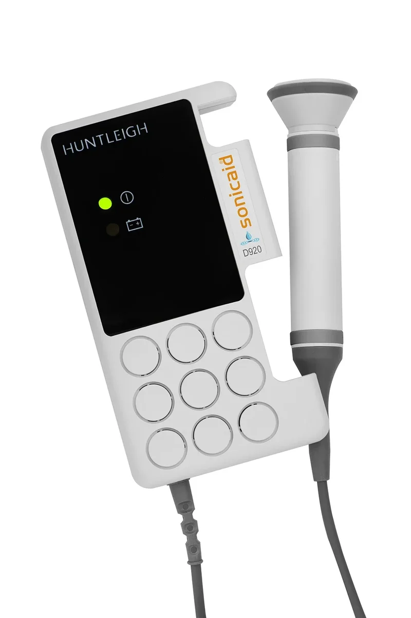 Huntleigh Sonicaid D920 MKIII obstetrische doppler compleet met 2 Mhz vaste waterdichte probe