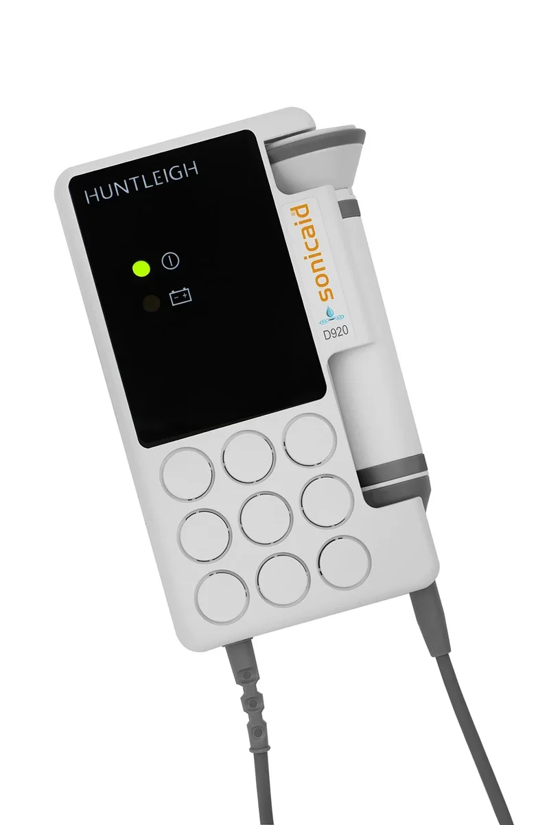 Huntleigh Sonicaid D920 MKIII obstetrische doppler compleet met 2 Mhz vaste waterdichte probe