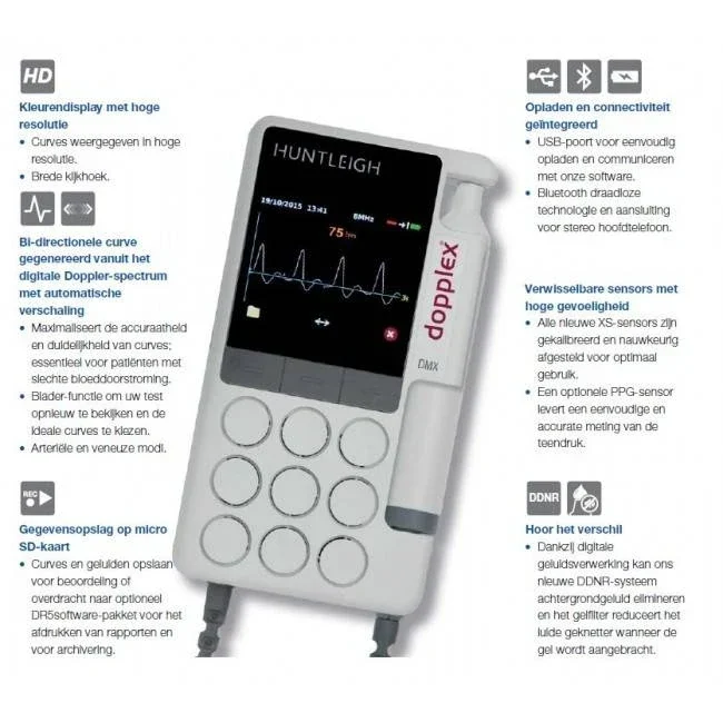Huntleigh DMX-R bi-directionele display doppler