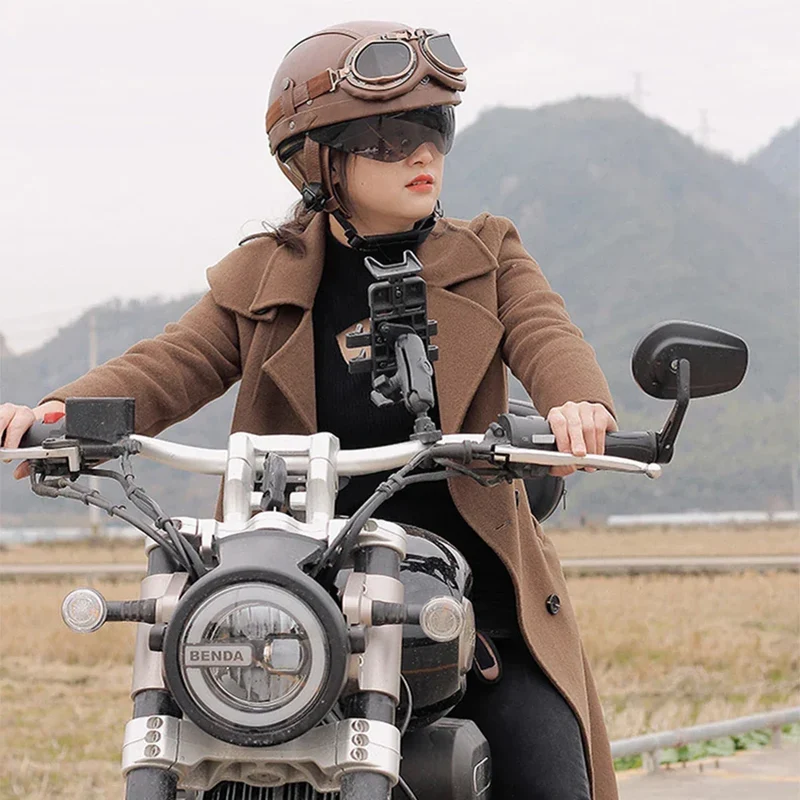 Retro-Motorradhelm – DOT-Zertifizierung mit leichter ABS-Konstruktion
