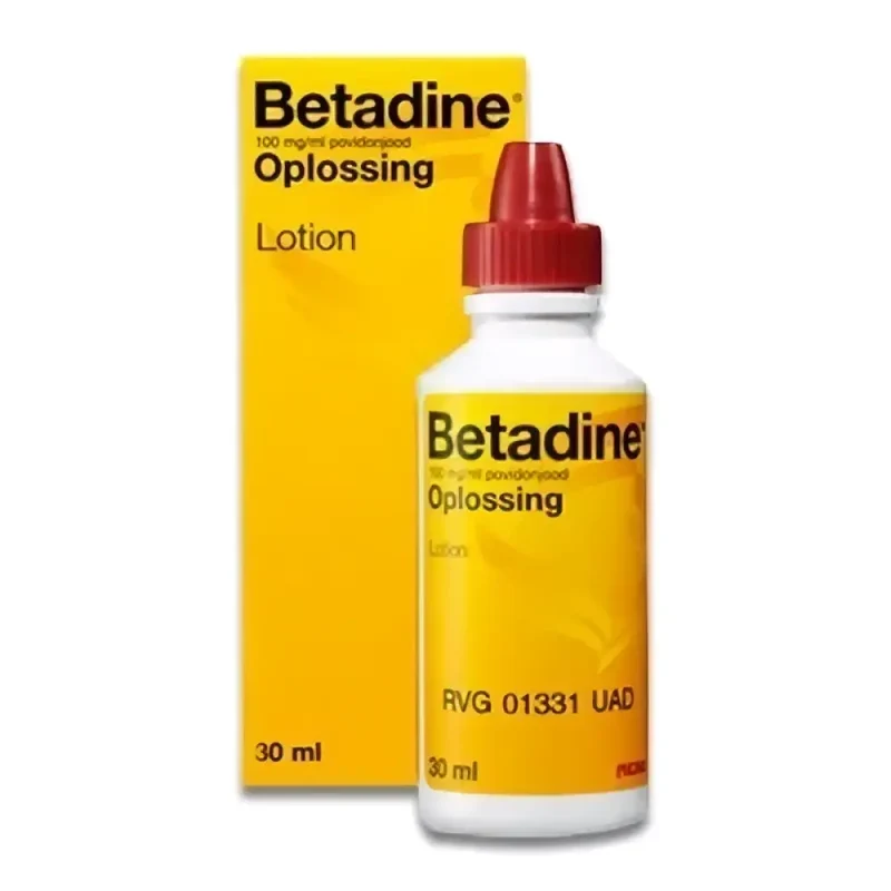 Betadine Jodium oplossing 100 mg/ml 30 ml
