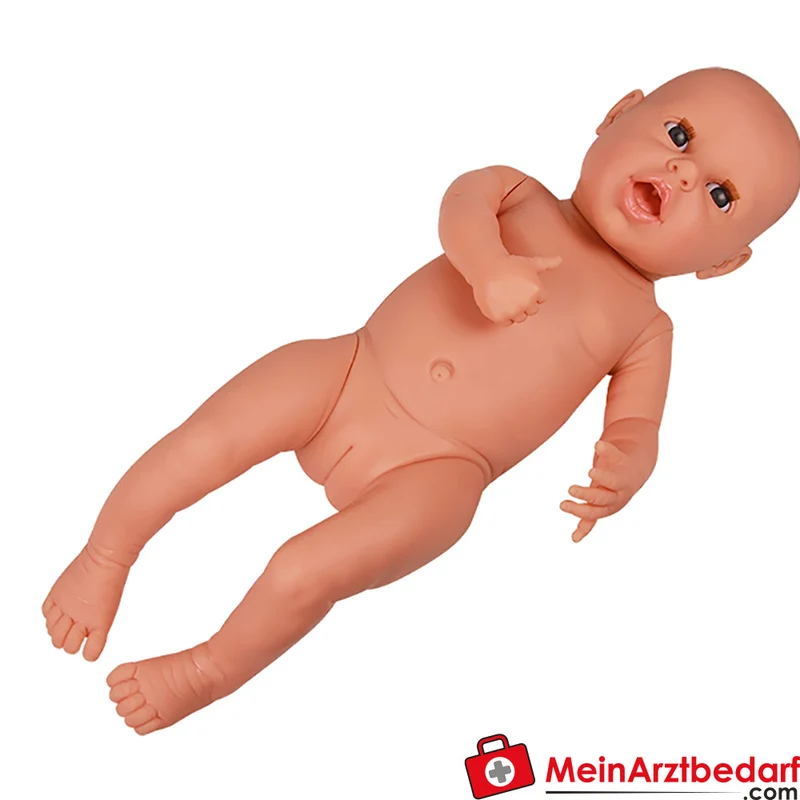 Erler-Zimmer Neugeborenenpuppe für Wickelübungen, bewegliche Gelenke