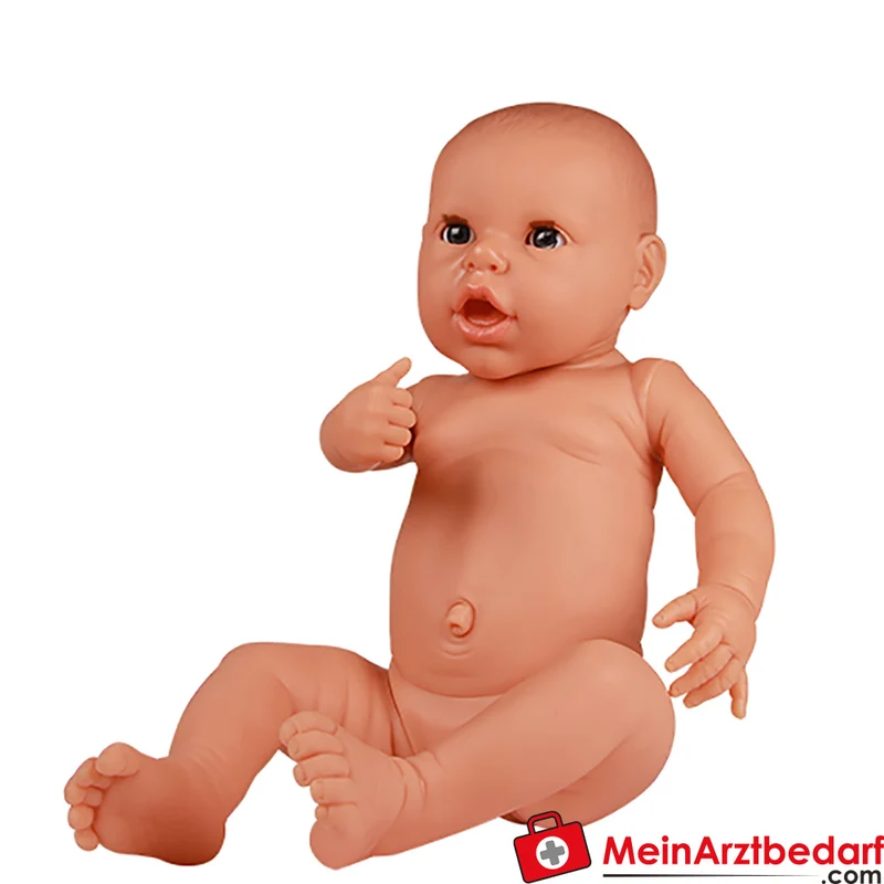 Erler-Zimmer Neugeborenenpuppe für Wickelübungen, bewegliche Gelenke