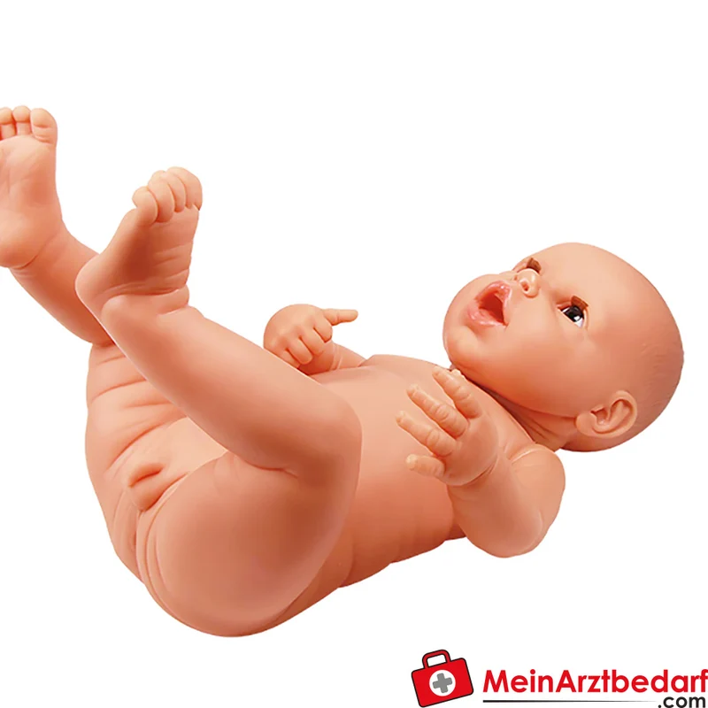 Erler-Zimmer Neugeborenenpuppe für Wickelübungen, bewegliche Gelenke