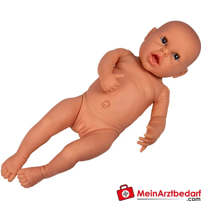 Erler-Zimmer Neugeborenenpuppe für Wickelübungen, bewegliche Gelenke