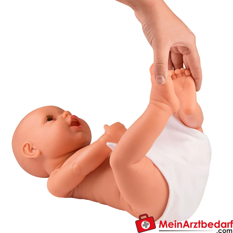 Erler-Zimmer Neugeborenenpuppe für Wickelübungen, bewegliche Gelenke