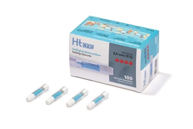 HT One Veiligheidslancetten 2,4 mm 100 stuks