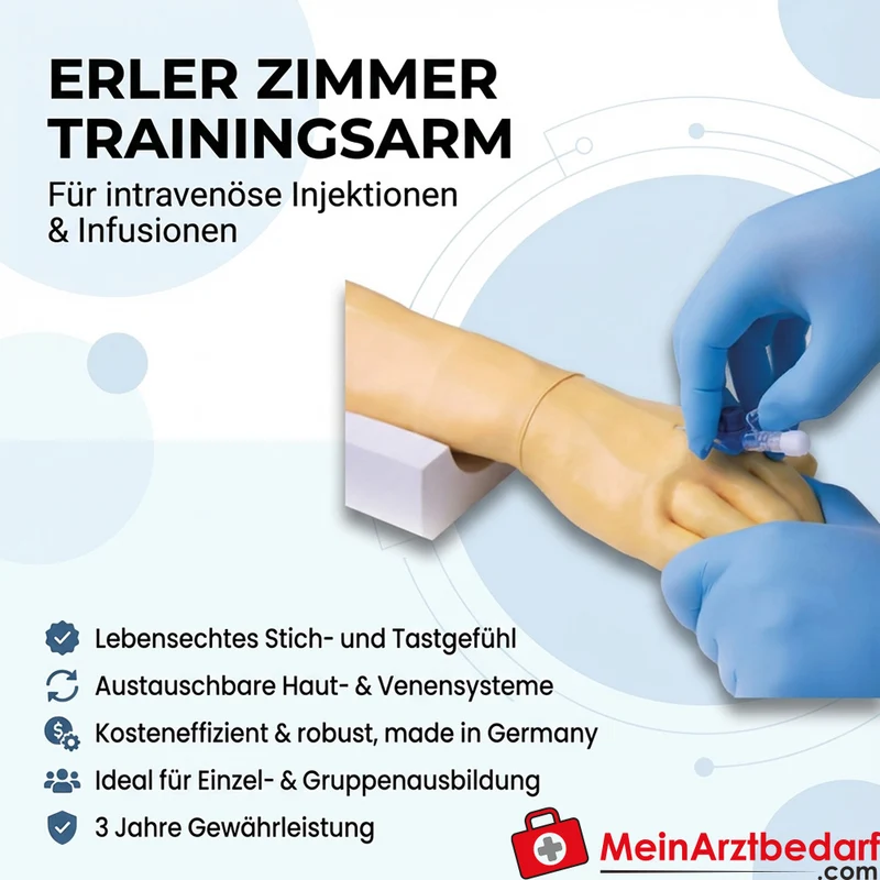 Erler Zimmer Trainingsarm Erwachsene für intravenöse Injektion und Infusion