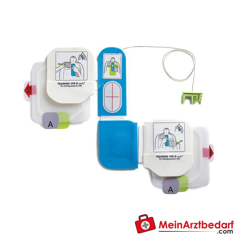 ZOLL CPR‑D Trainingselektrode wiederverwendbar für AED Plus Trainer 2, Z‑Design, Haltbarkeit ca. 60 Monate
