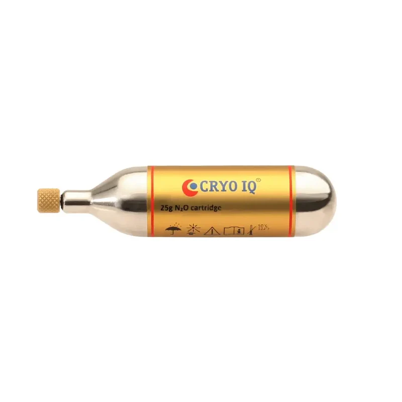 CryoIQ Gascartridge 25 g – N₂O voor Cryotherapie | 1 Stuk