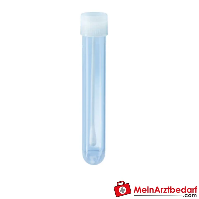 Sarstedt sterile Abstrichtupfer Viskose, Stablänge 90 mm, Röhren Ø16,5 mm L101 mm, ohne Transportmedium, 500 St.