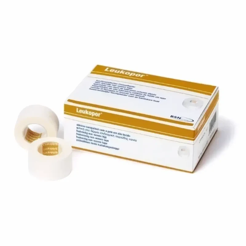 Leukopor 5 cm x 9,2 m 1 stuk